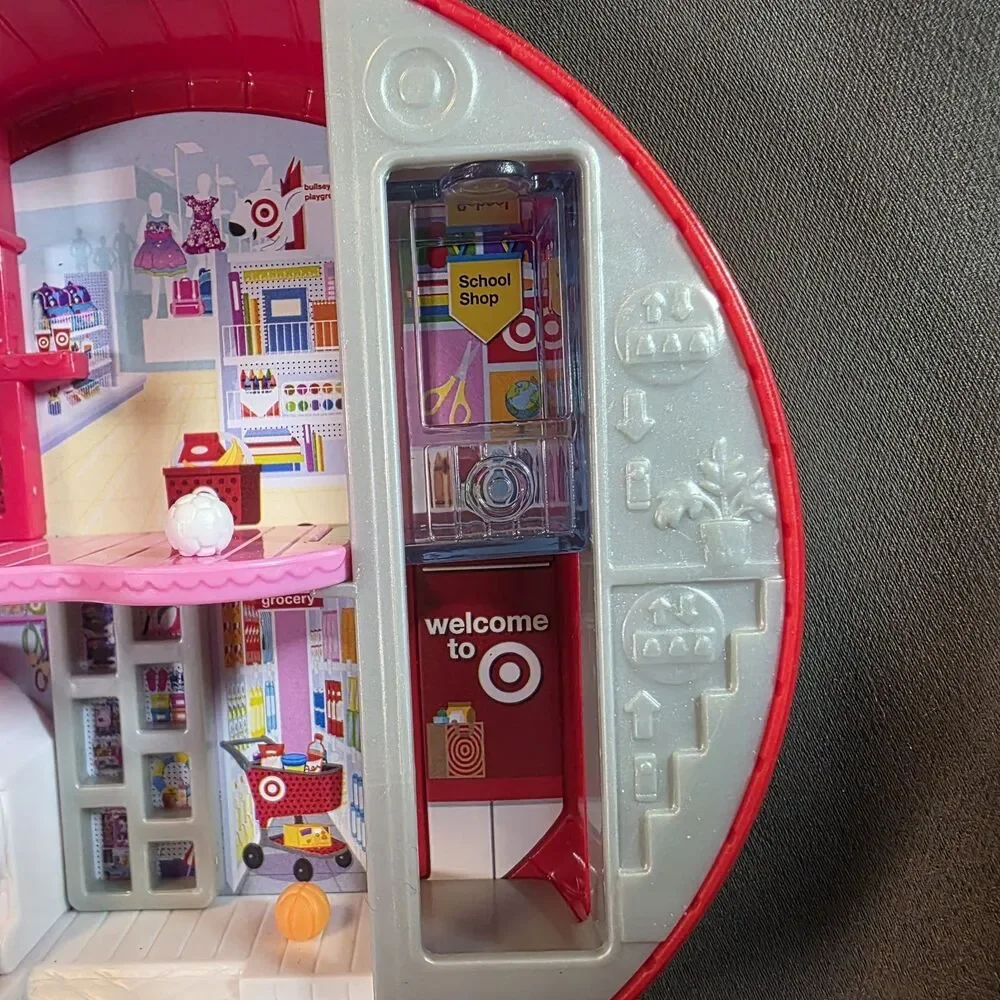 Polly Pocket Target Bullseye Adventure Compact Playset Incomplete 2024 Exclusive